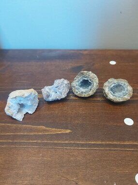 Set of 4 Crystal Geodes